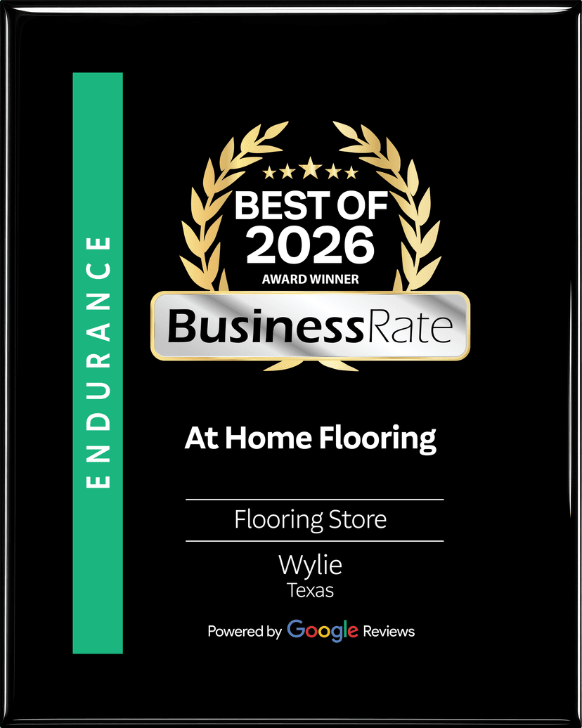 Best of 2026 Award Winner - BusinessRate - At Home Flooring Wylie TX - Powered by Google Reviews