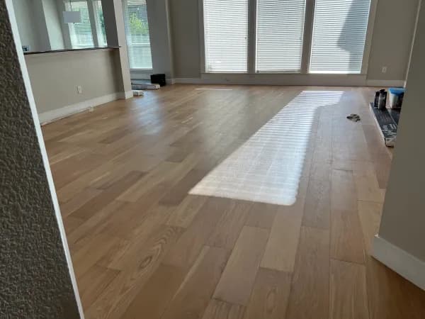 Engineered hardwood flooring over slab, Dallas TX