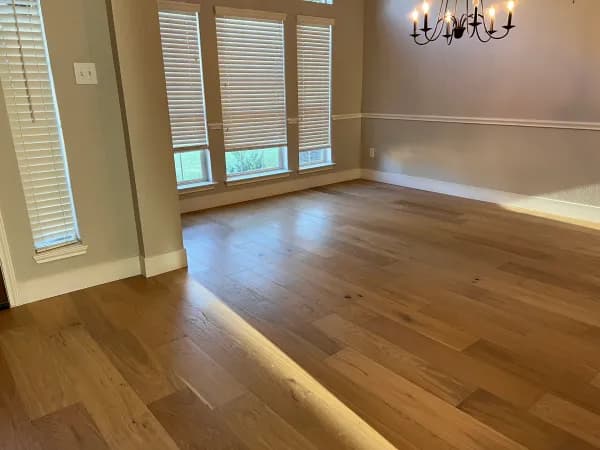 engineered hardwood flooring installation by At Home Flooring Solutions in Richardson, TX