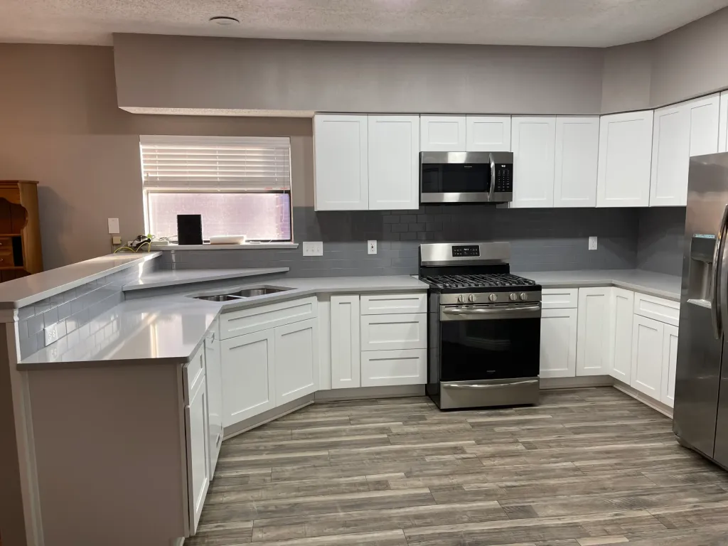 kitchen remodel by At Home Flooring Solutions in Frisco, TX