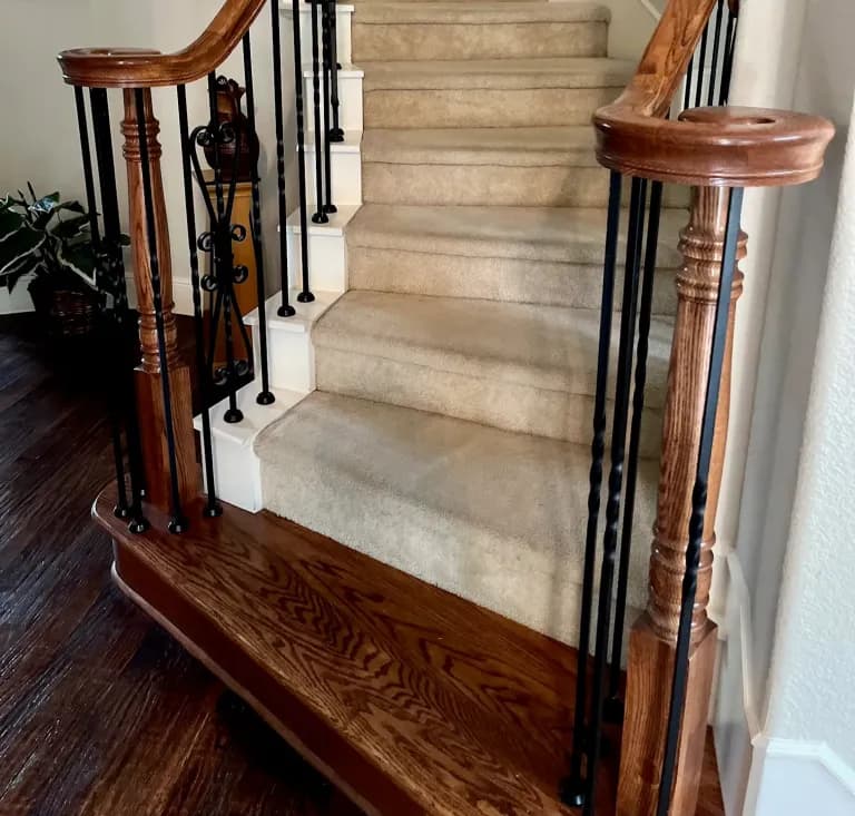 solid hardwood flooring installation by At Home Flooring Solutions in Rowlett, TX