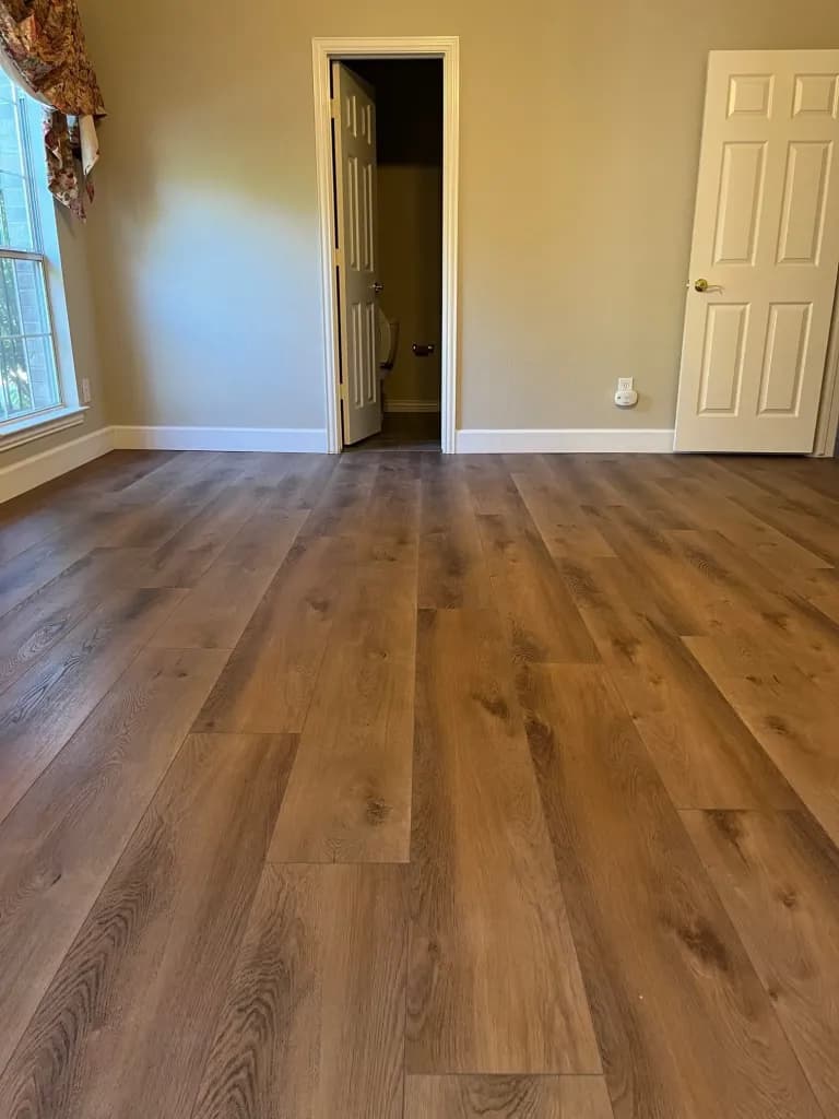 waterproof vinyl flooring installation by At Home Flooring Solutions in Rockwall, TX