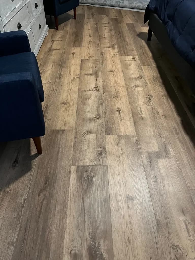 waterproof vinyl flooring installation by At Home Flooring Solutions in Rockwall, TX