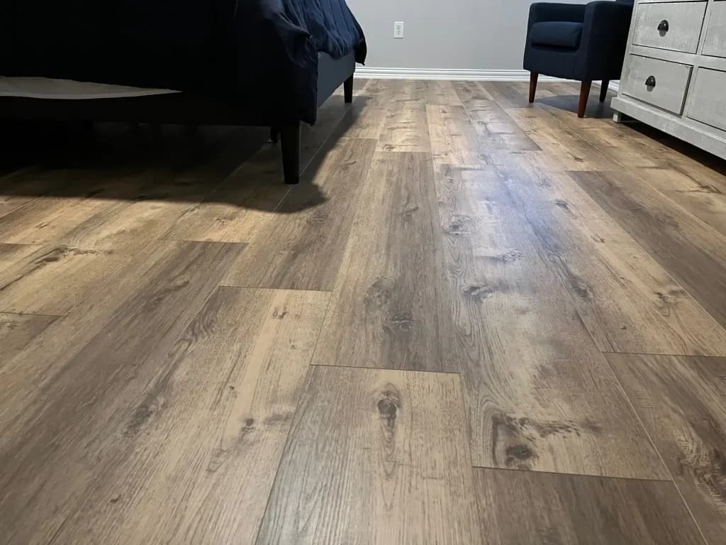 waterproof vinyl flooring installation by At Home Flooring Solutions in Rockwall, TX