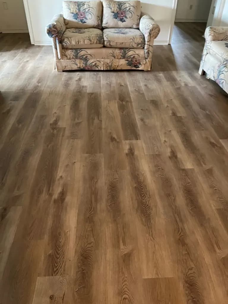 waterproof vinyl flooring installation by At Home Flooring Solutions in Murphy, TX