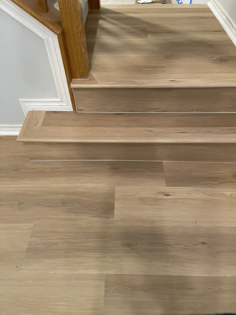 waterproof vinyl flooring installation by At Home Flooring Solutions in Dallas, TX
