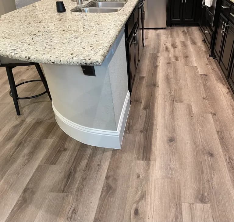 waterproof vinyl flooring installation by At Home Flooring Solutions in Wylie, TX