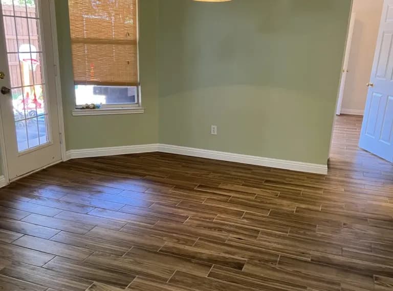 Tile flooring and backsplash installation in Wylie TX