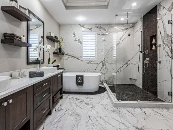 Bathroom & Shower Remodel by At Home Flooring Solutions